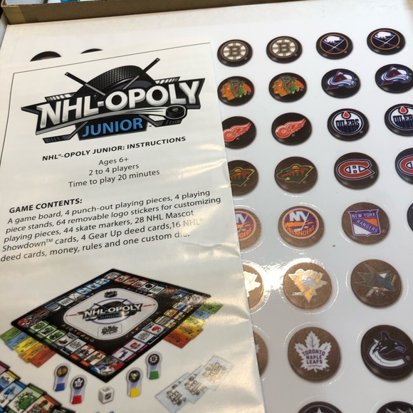 NHL-Opoly Junior Hockey Board Game Complete - Picture 3 of 15